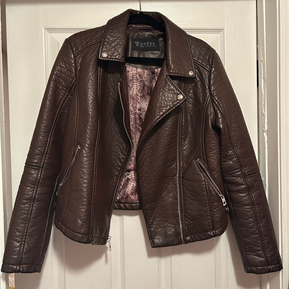 Guess leather jacket